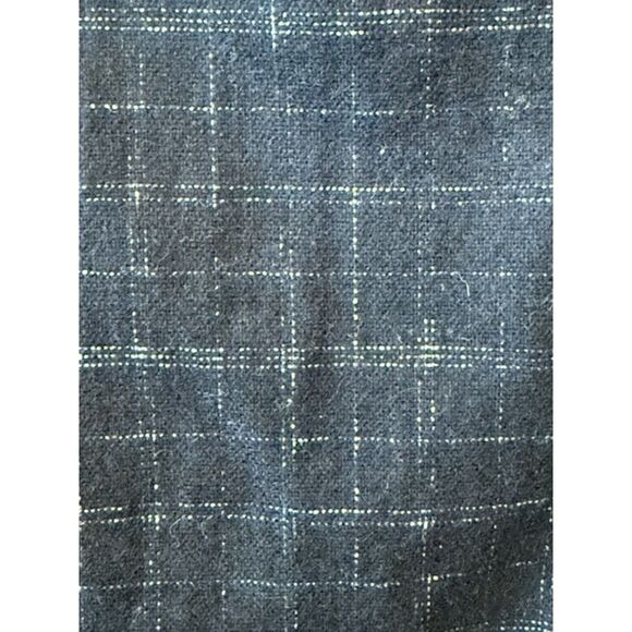 Antonelli Firenze Italy Blue/Grey Houndstooth Dress Leather Collar E44 US8 - Picture 4 of 12